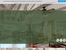 Tablet Screenshot of goodlifeacademy.net